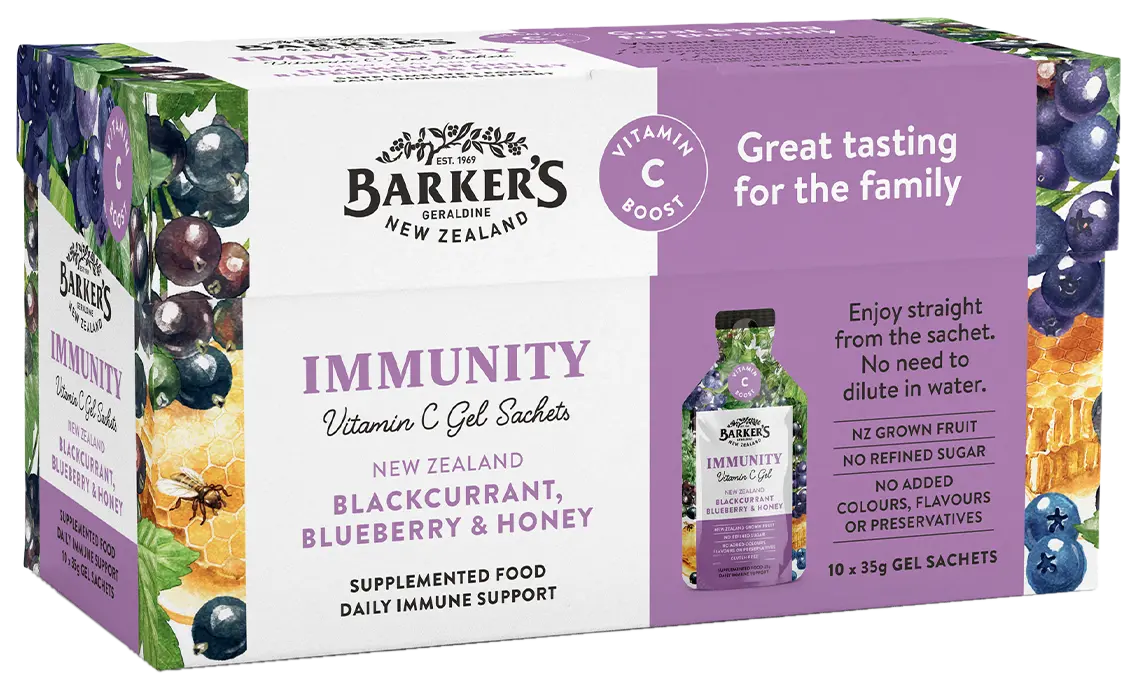 Blackcurrant, Blueberry & Honey Immunity Gel (10 pack)