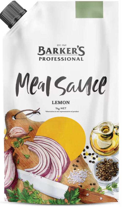 Barker's Professional Lemon Meal Sauce 1kg