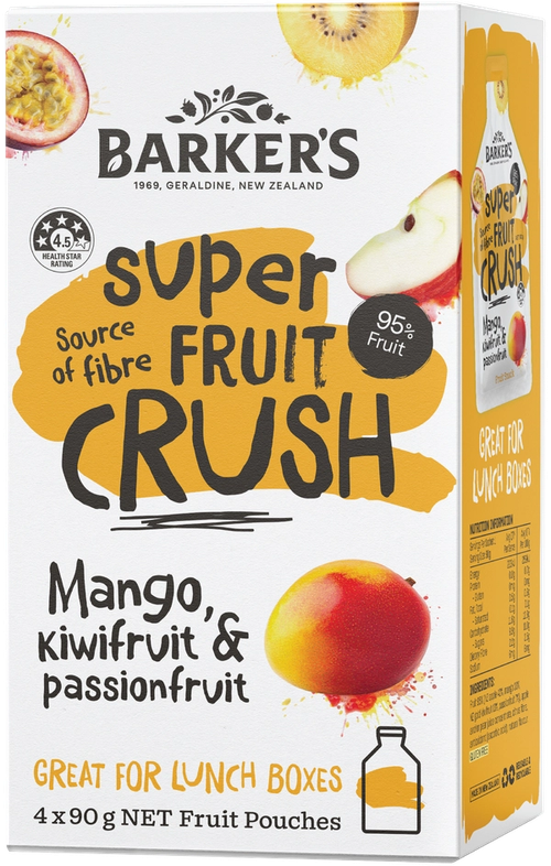 Mango, Kiwifruit & Passionfruit Super Fruit Crush (4 pack)
