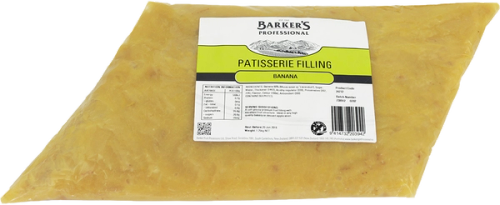 Barker's Professional Banana Patisserie Filling 1.25kg
