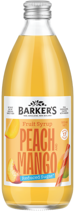 Peach & Mango Fruit Syrup 500ml