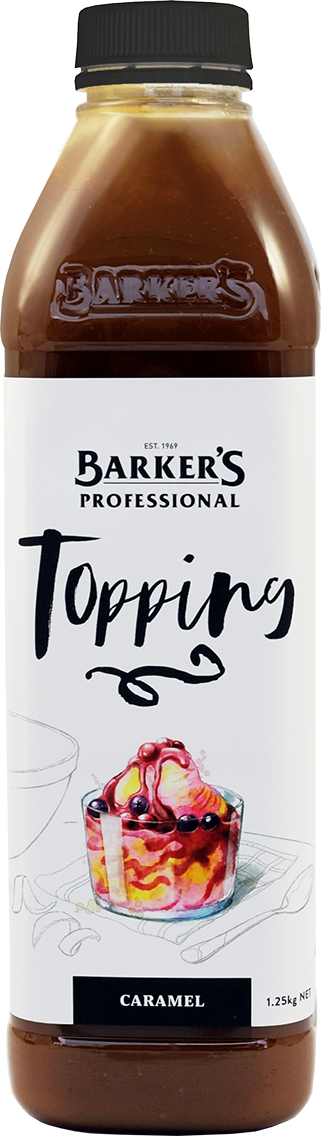 Barker's Professional Caramel Topping 1.25kg
