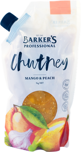 Barker's Professional Mango & Peach Chutney 1kg