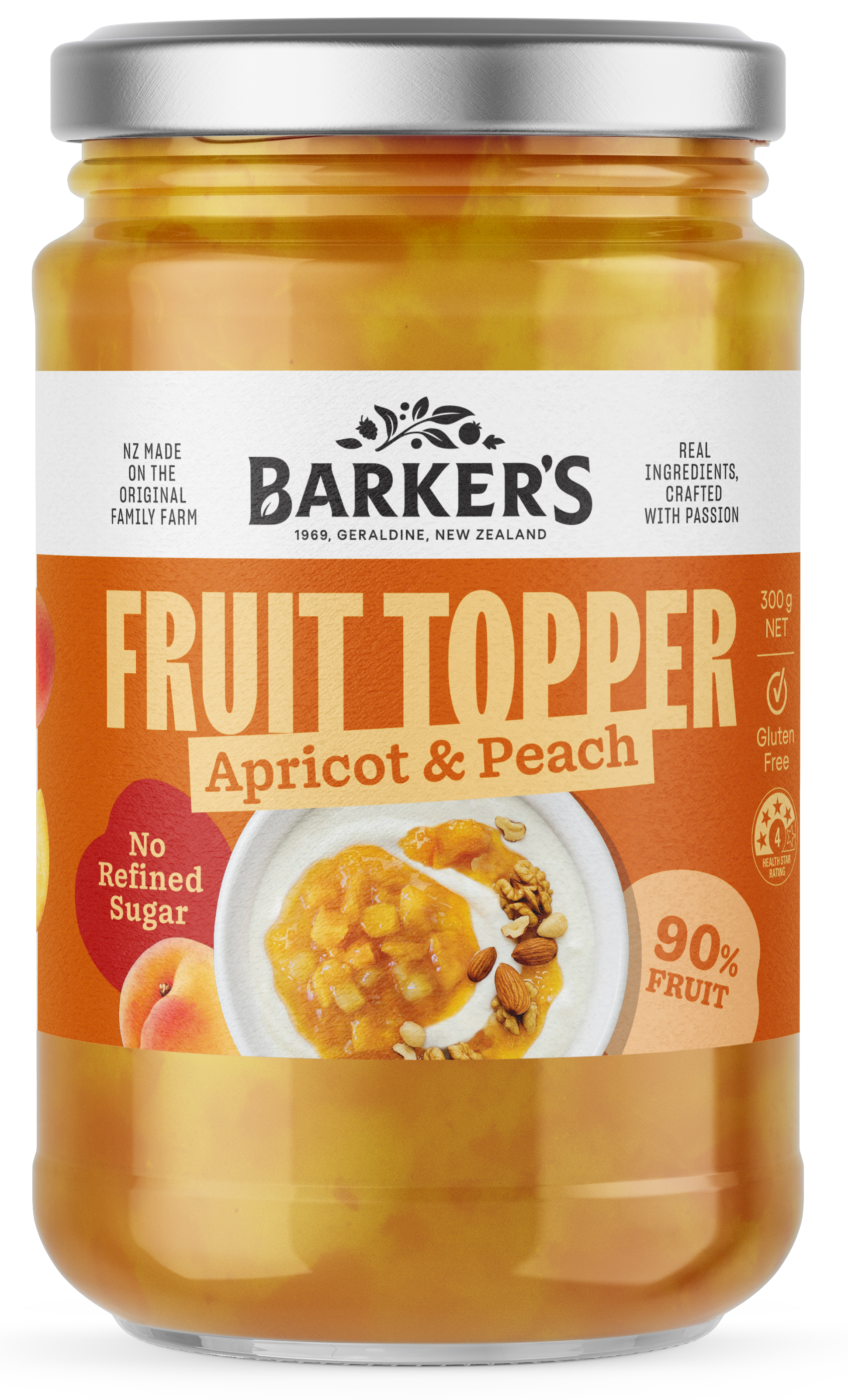 Apricot & Peach Fruit Topper 300g