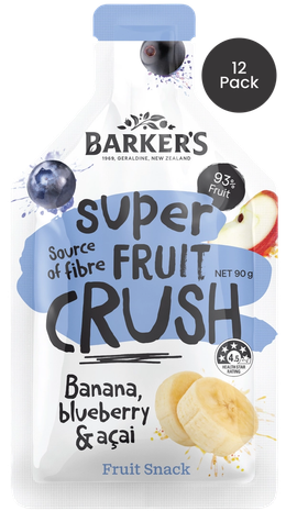 Banana, Blueberry & Açai Super Fruit Crush (12 pack)