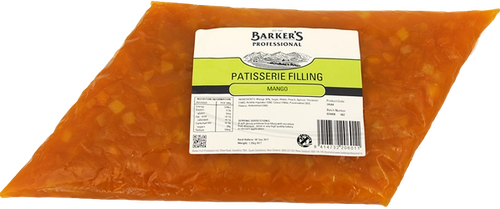 Barker's Professional Mango Patisserie Filling 1.25kg