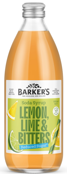 Lemon, Lime & Bitters Soda Syrup 500ml