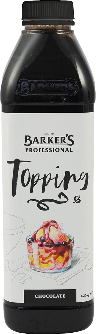 Barker's Professional Chocolate Topping 1.25kg