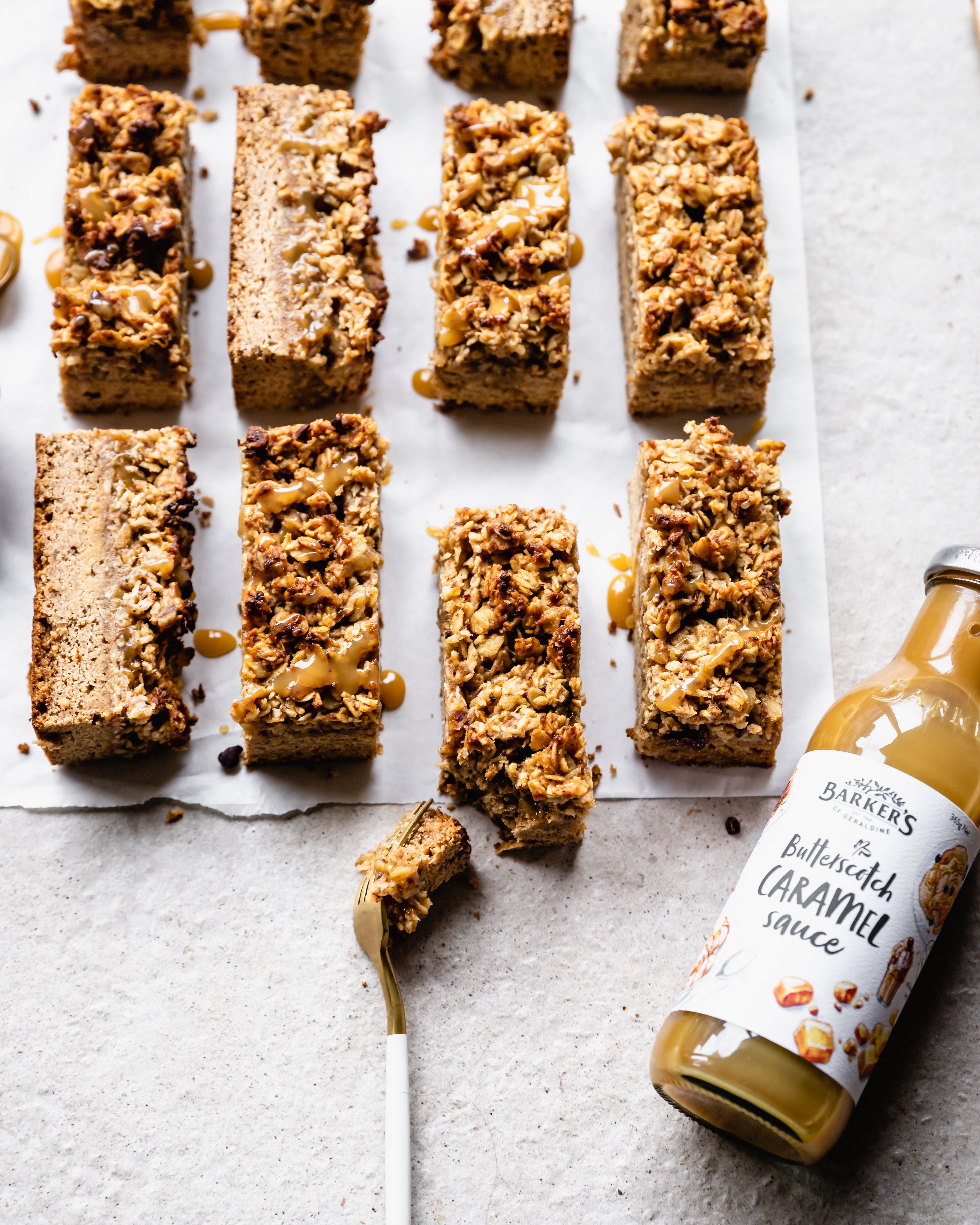 Recipes | Sticky Oat Caramel Slice