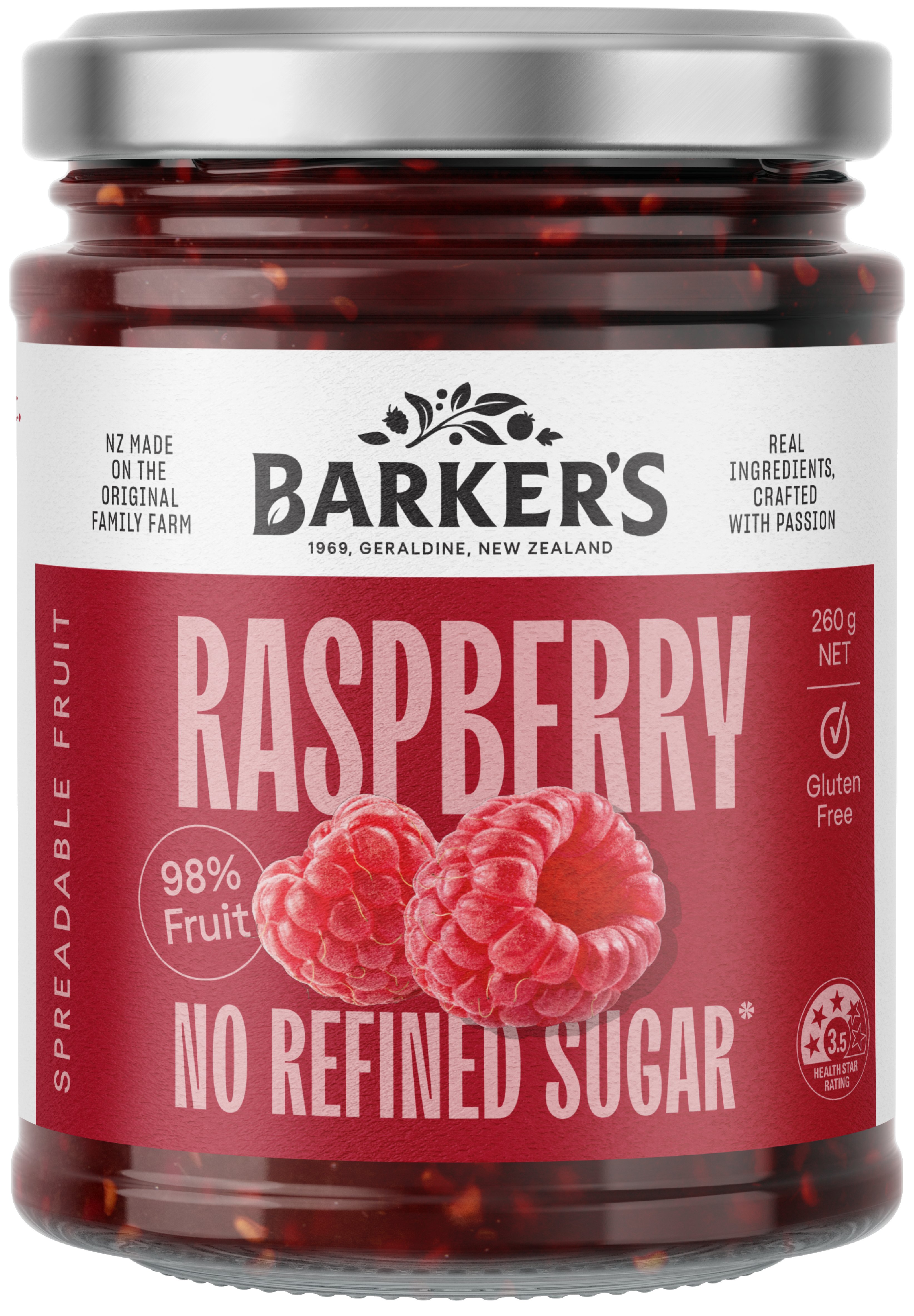 Raspberry Spreadable Fruit 260g