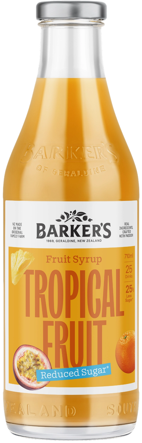 Tropical Reduced Sugar Fruit Syrup 710ml