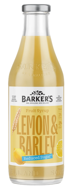 Lemon & Barley Reduced Sugar Fruit Syrup