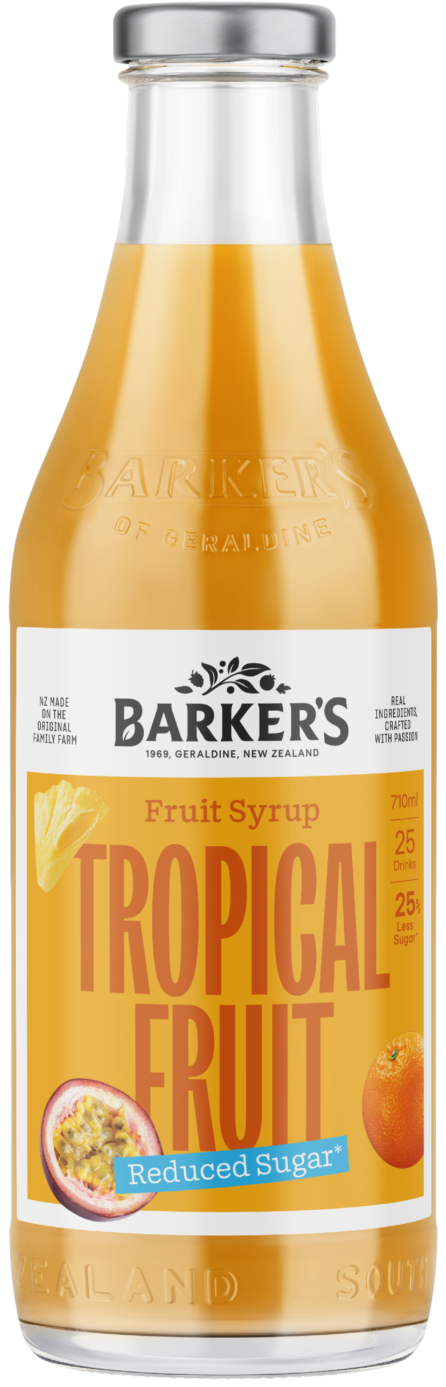 Tropical Reduced Sugar Fruit Syrup 710ml