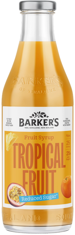 Tropical Reduced Sugar Fruit Syrup 710ml