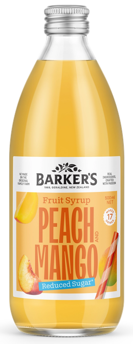 Peach & Mango Fruit Syrup 500ml
