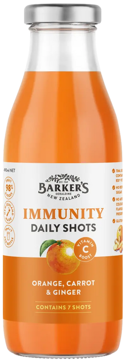 Orange, Carrot & Ginger Immunity Daily Shots