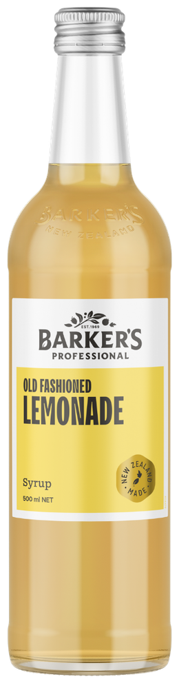 Barker's Professional Old Fashioned Lemonade Syrup 500ml
