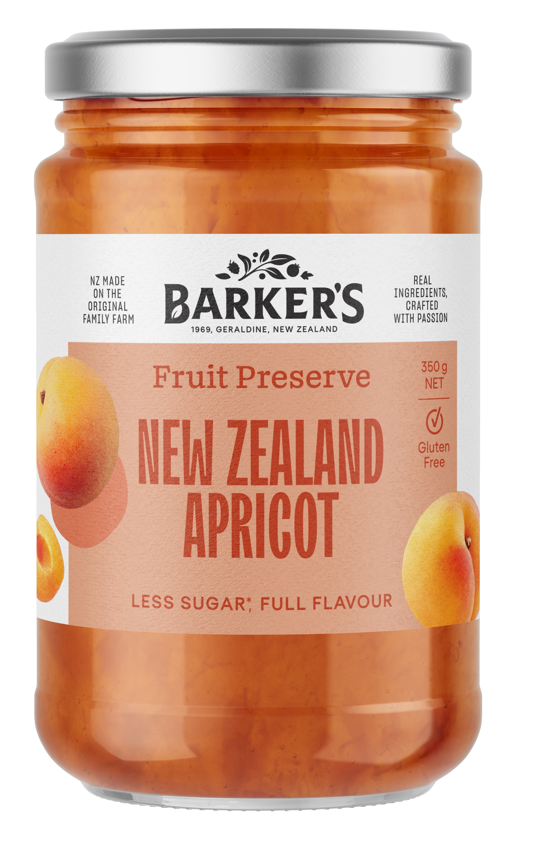 NZ Apricot Fruit Preserve 350g