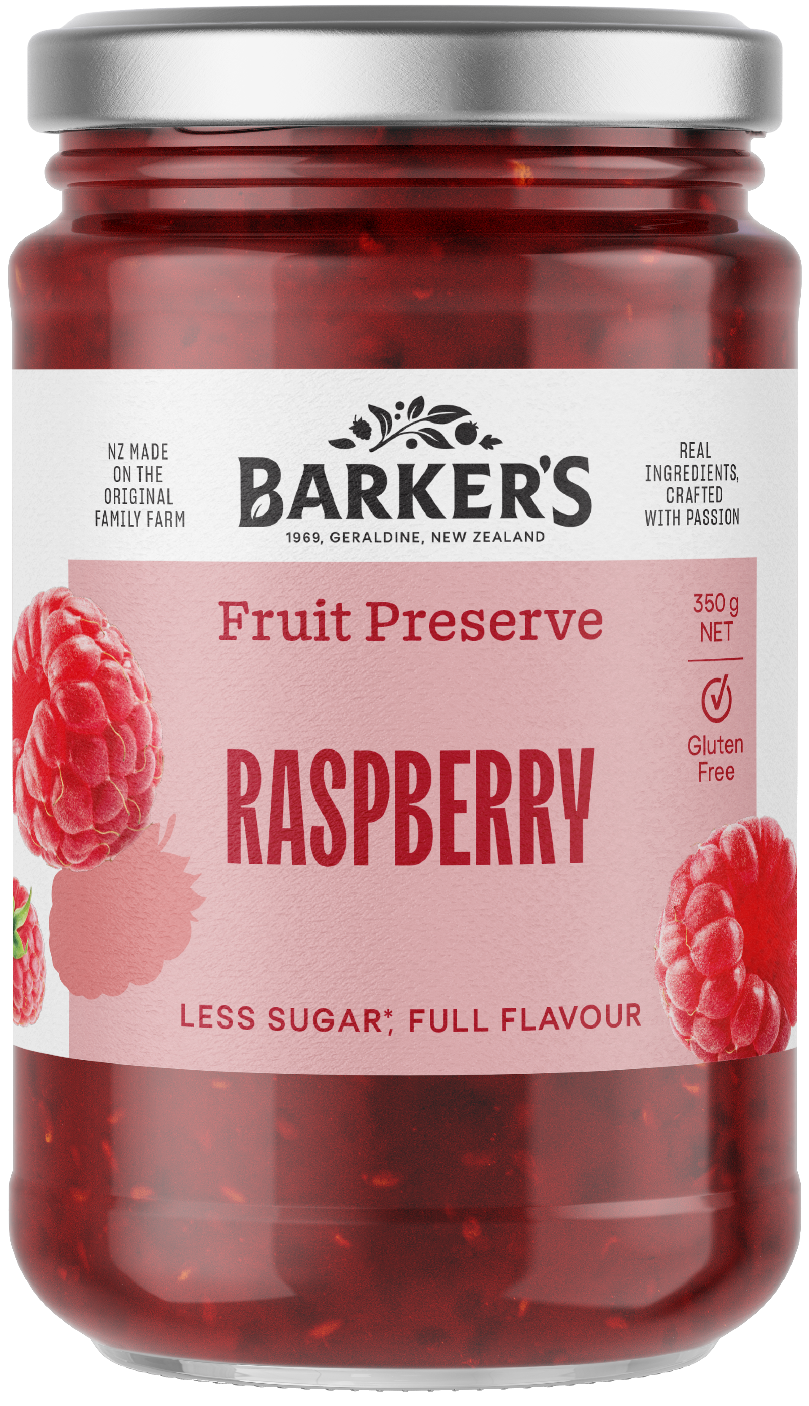 Raspberry Fruit Preserve 350g