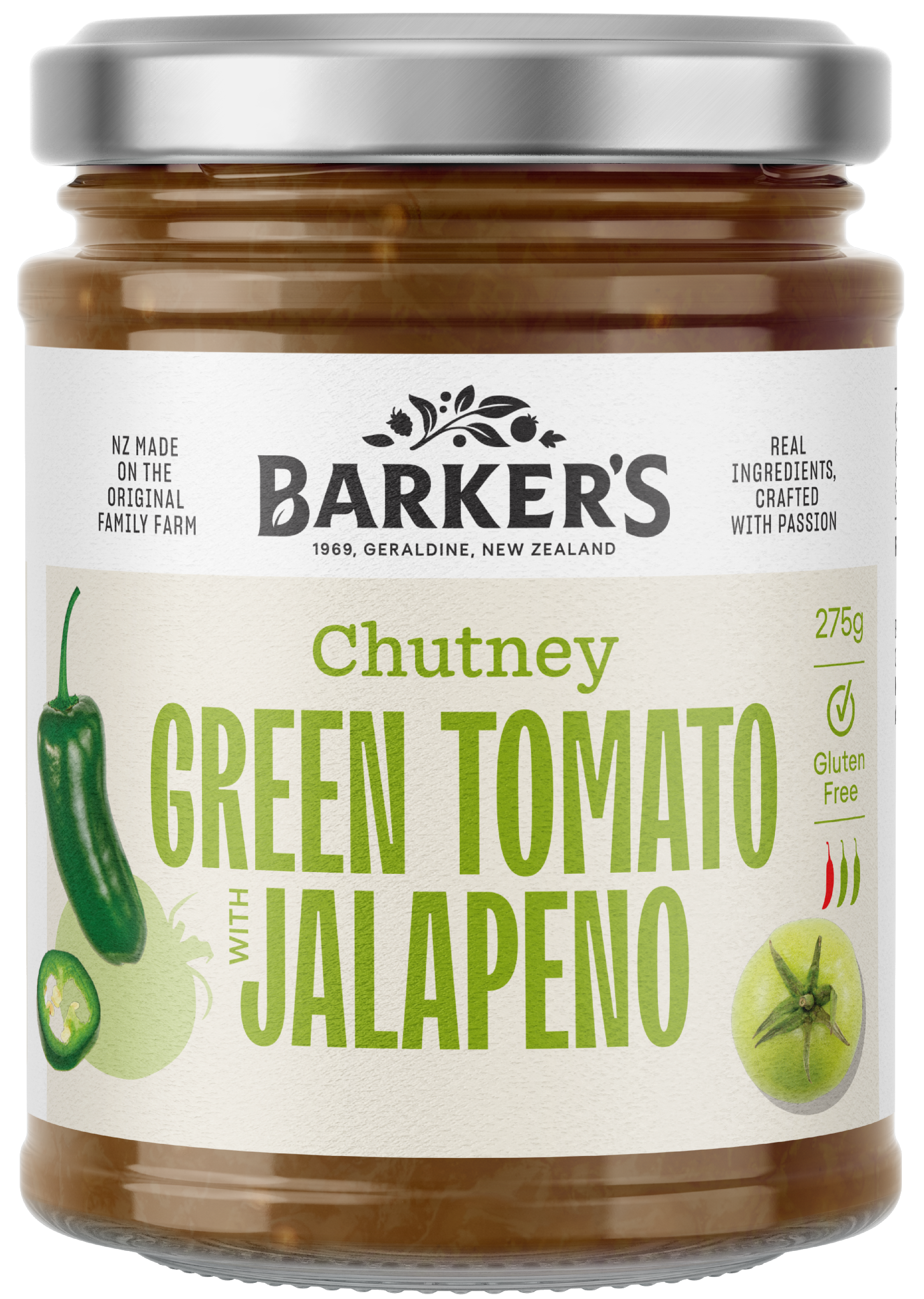 Green Tomato with Jalapeno Chutney 275g