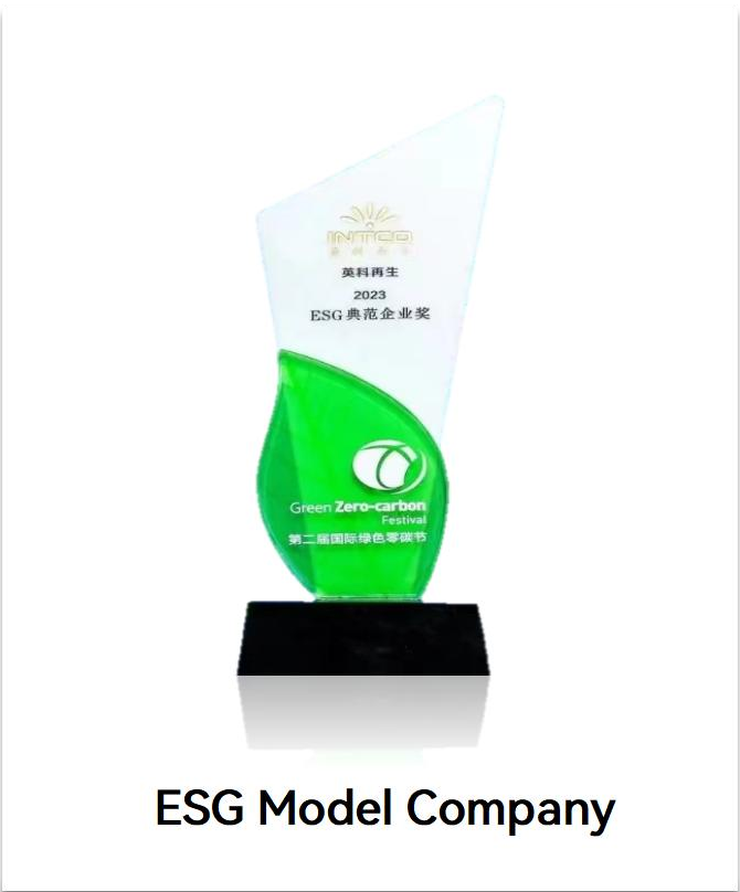 Trophäe des Green Zero-Carbon Festival – ESG Model Company