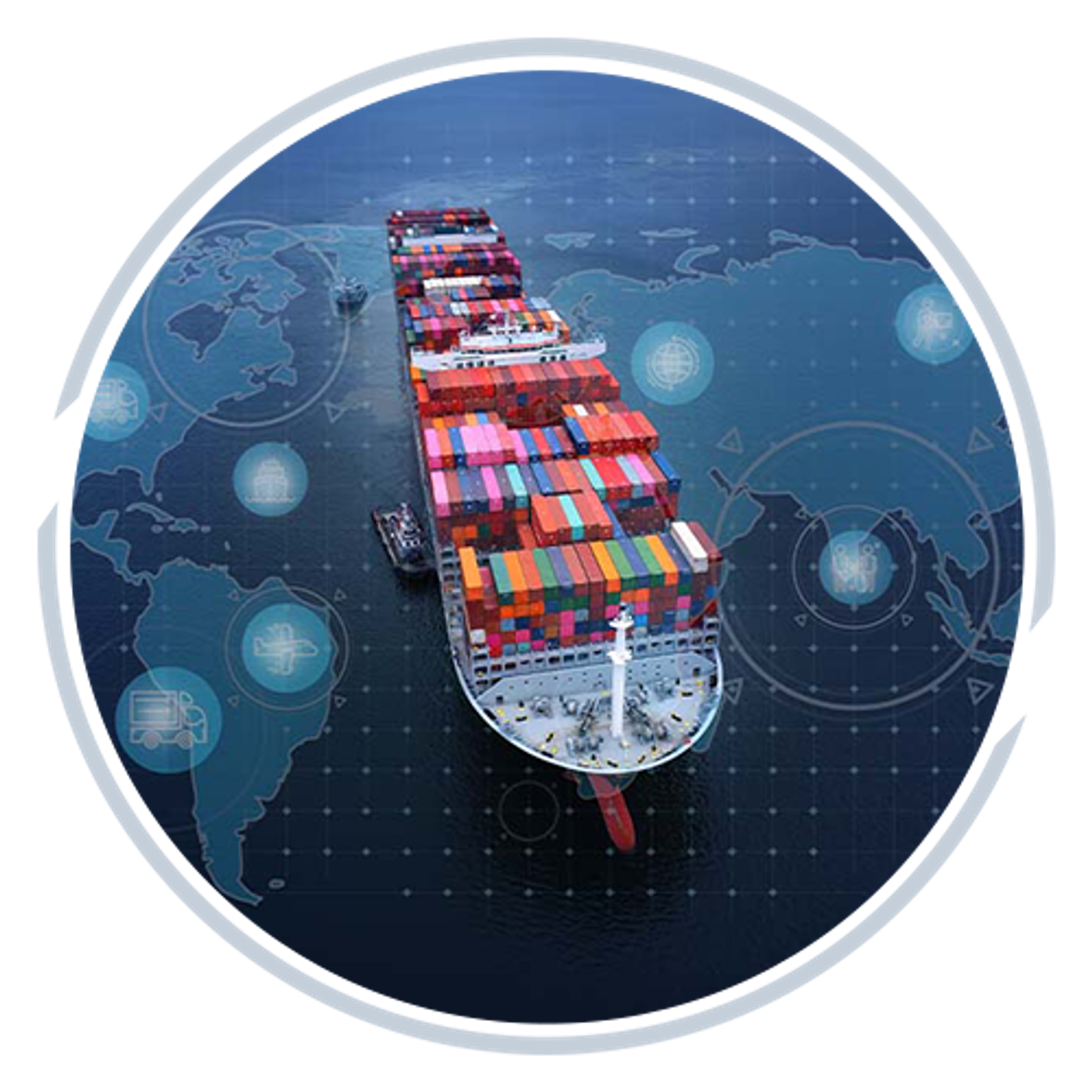 Optimierter Logistik-Transportmodus