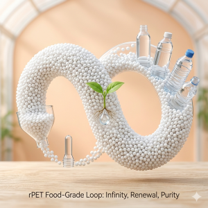 Food Grade rPET Pellets for Water Bottles and Beverage Bottles插图1