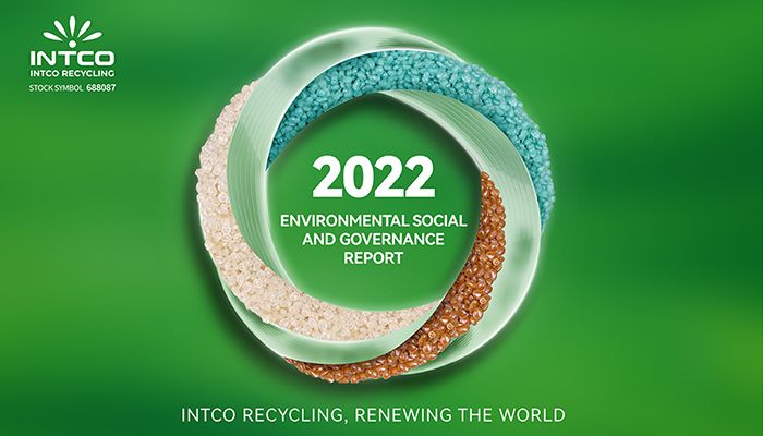 Intco Recycling 2022 ESG-Bericht cover