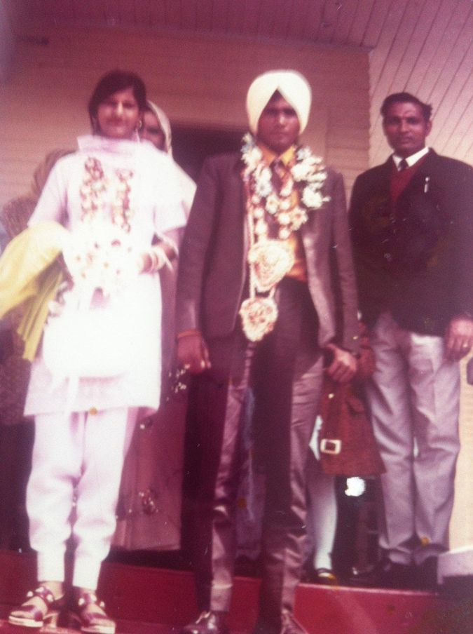 Lal's parents wedding in 1972