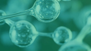 Person with long hair and glasses looking to the side, with a megaphone, green leaf, and quotation marks on a graphic grid background.