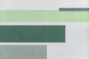 A series of green and grey rectangles.