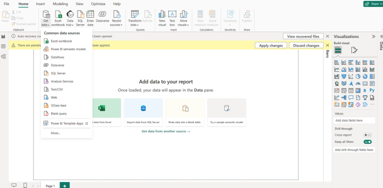 Power BI Web data