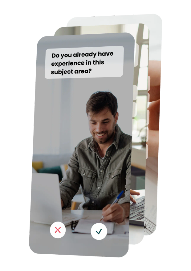 Capture financial intent before clients compare three other providers