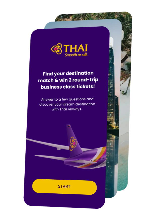 Swipe, Match & Win: Thai Airways Competition