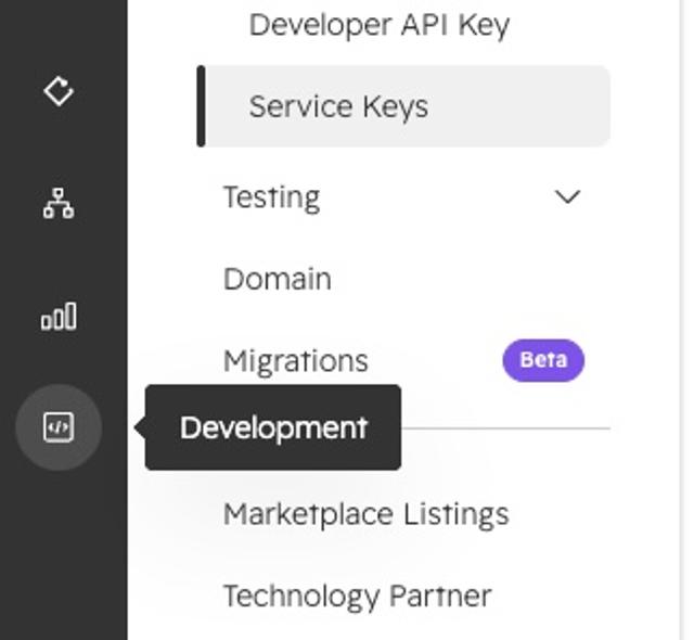 Developer  service key in hubSpot