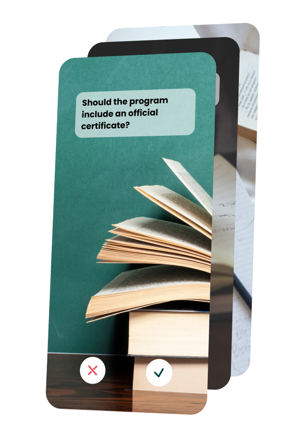 Guide prospective students to the right programme — and capture intent early