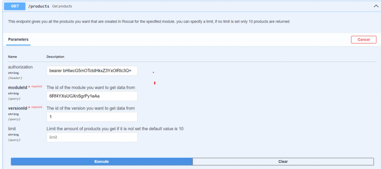 Execute API