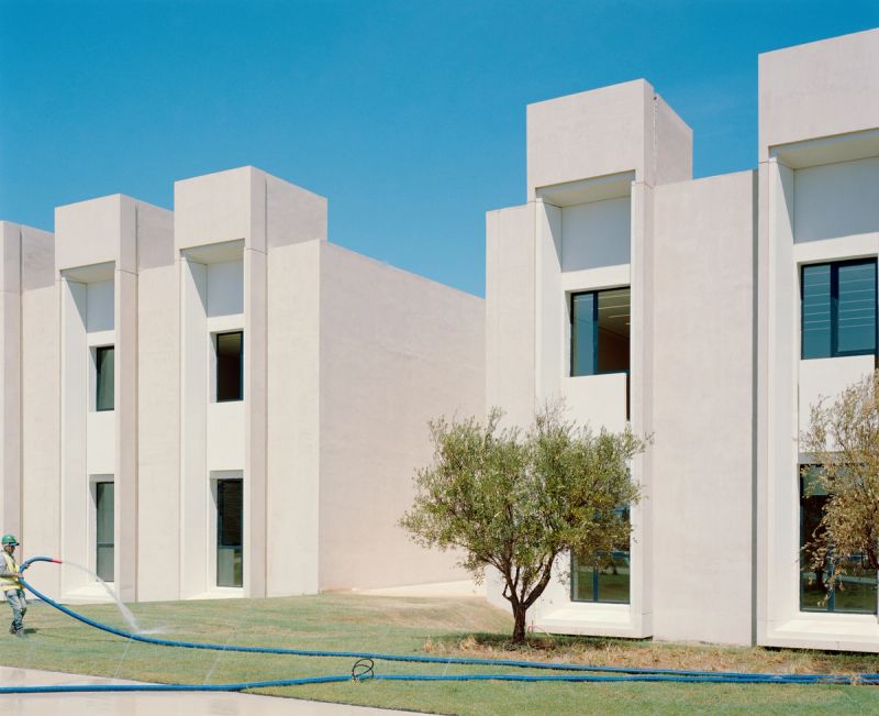 Façade du Lydex — détail des volumes