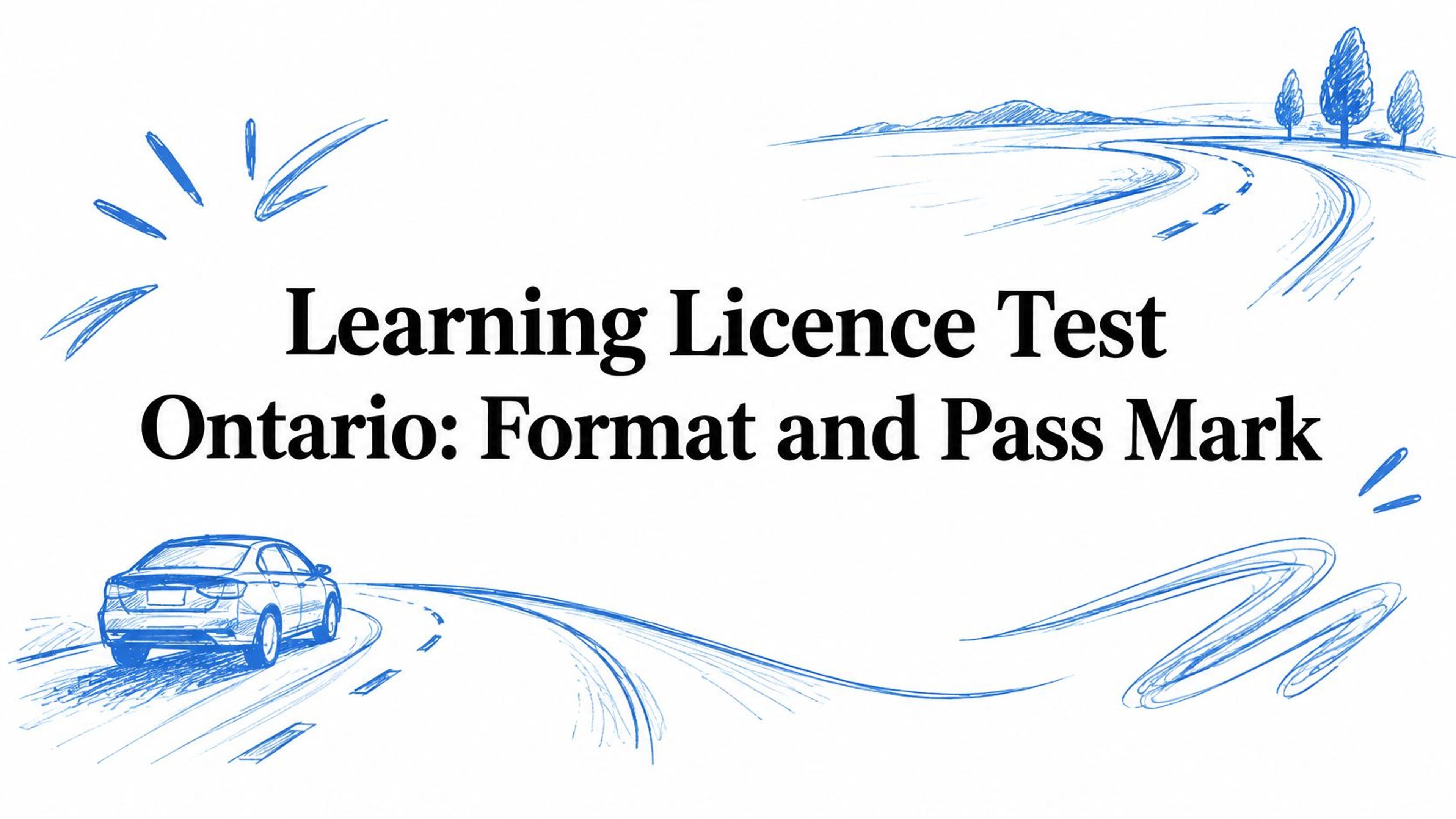 Learning Licence Test Ontario: Format and Pass Mark