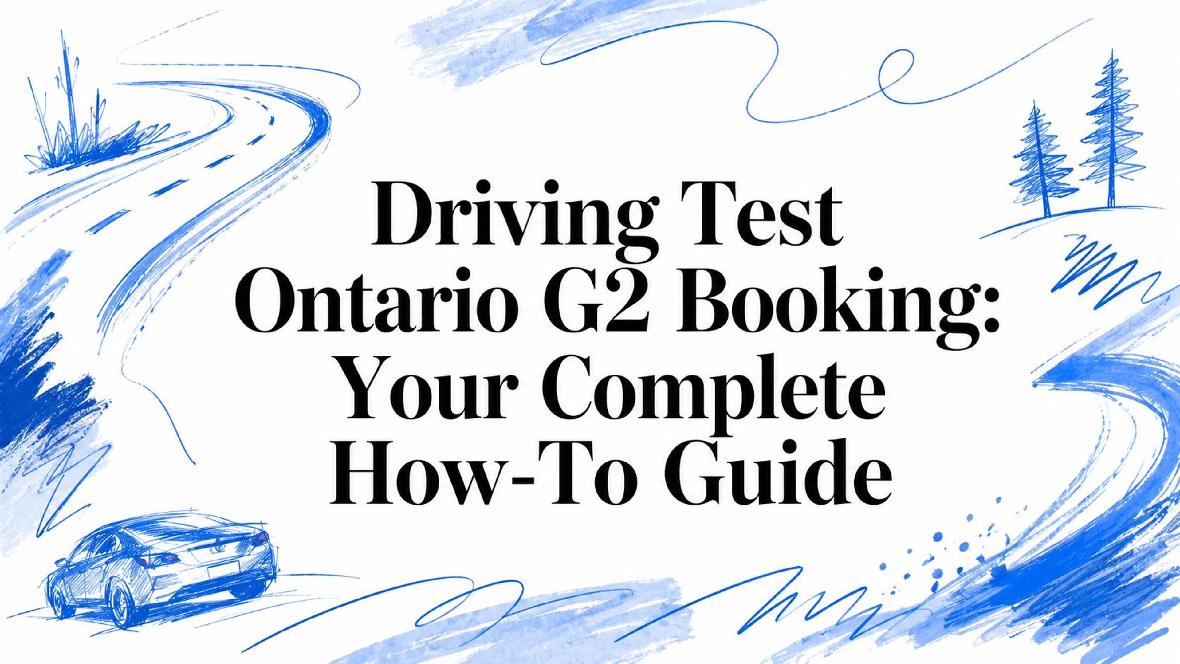 Driving Test Ontario G2 Booking: Your Complete How-To Guide