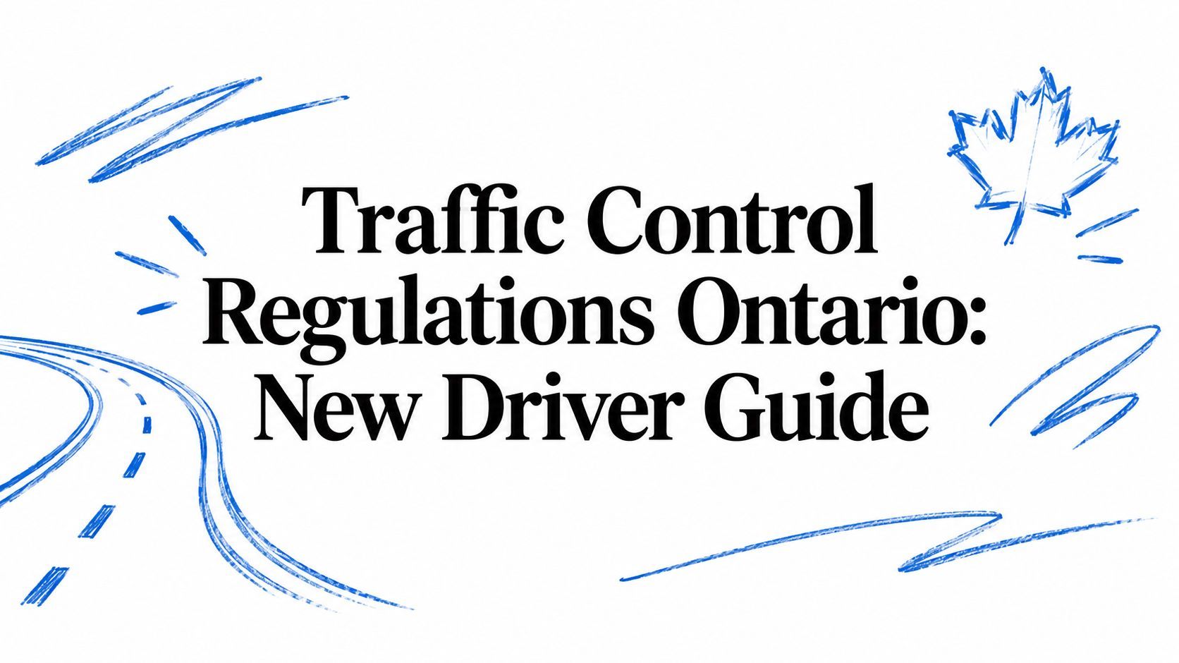Traffic Control Regulations Ontario: New Driver Guide
