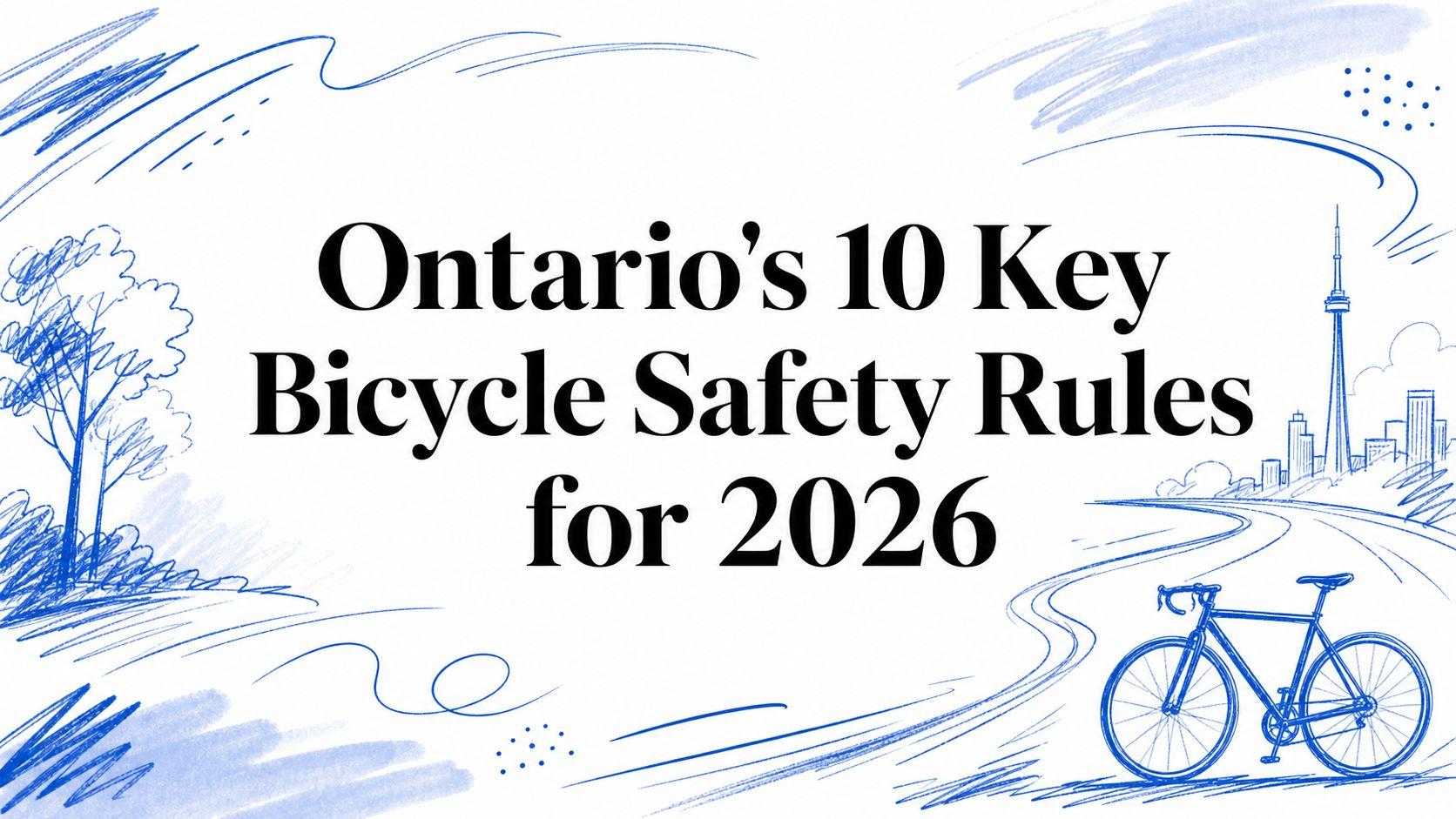 Ontario's 10 Key Bicycle Safety Rules for 2026