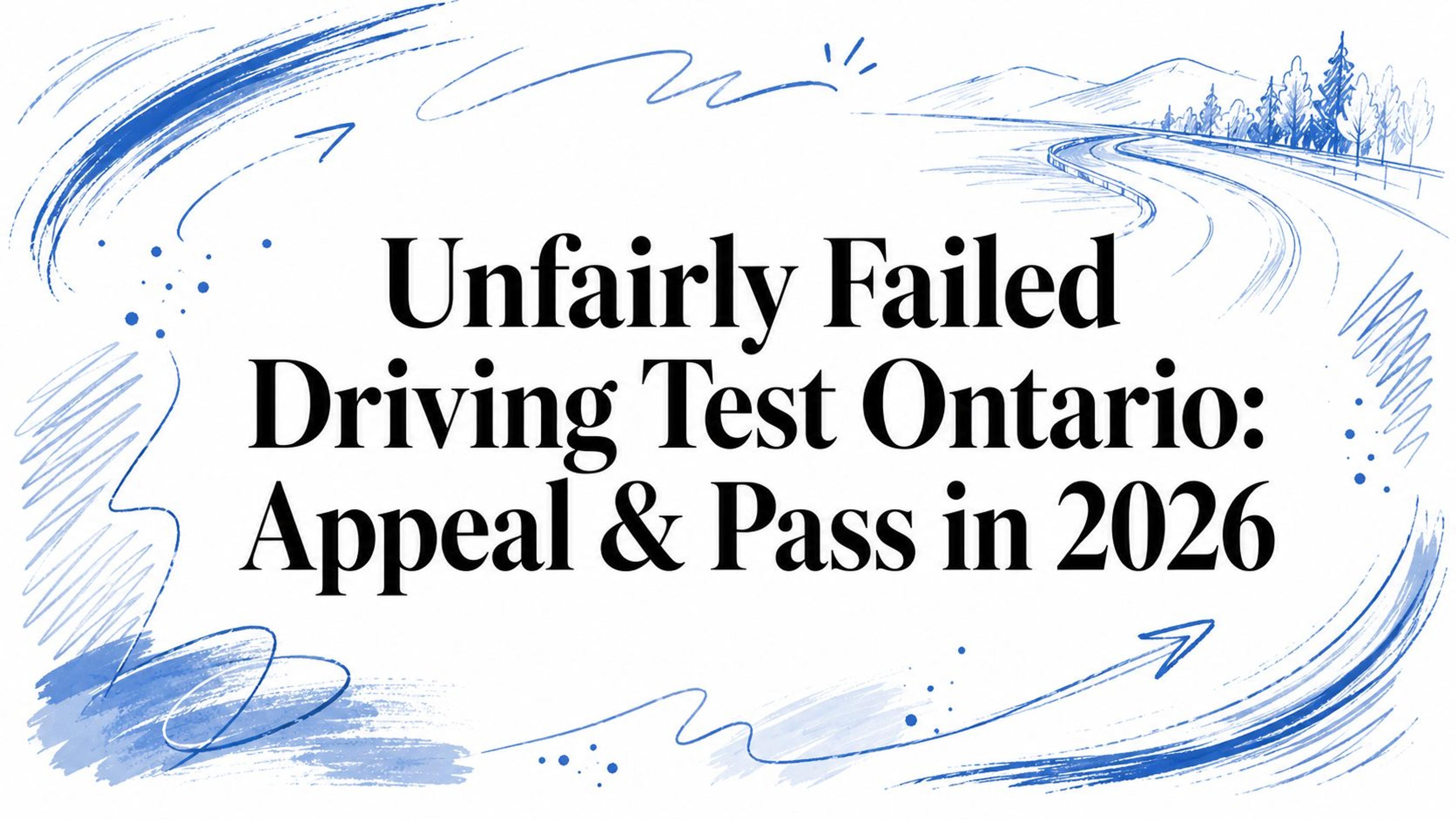 Unfairly Failed Driving Test Ontario: Appeal & Pass in 2026