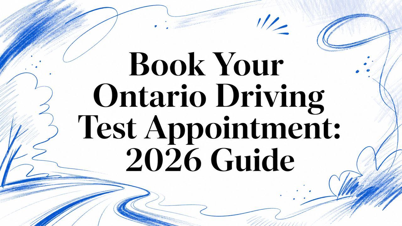 Book Your Ontario Driving Test Appointment: 2026 Guide