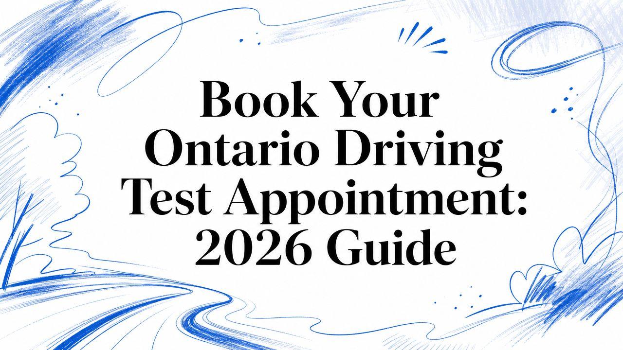 Book Your Ontario Driving Test Appointment: 2026 Guide