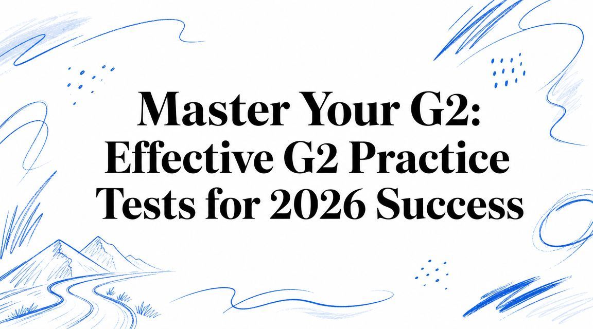 Master Your G2: Effective G2 Practice Tests for 2026 Success