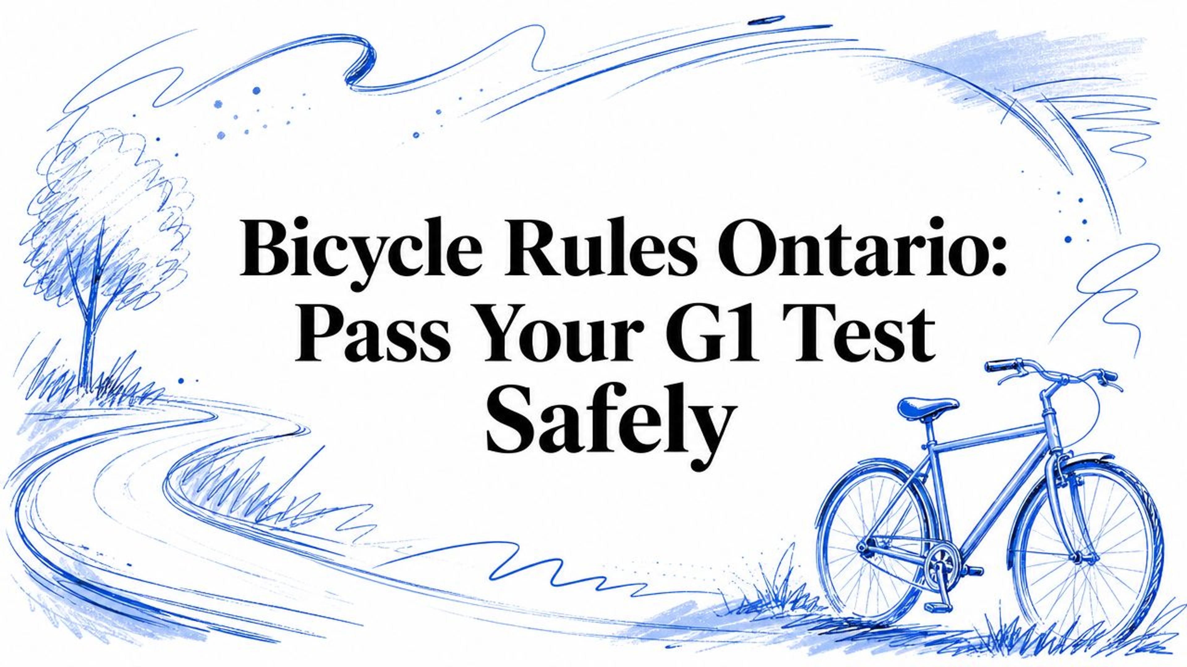 Bicycle Rules Ontario: Pass Your G1 Test Safely