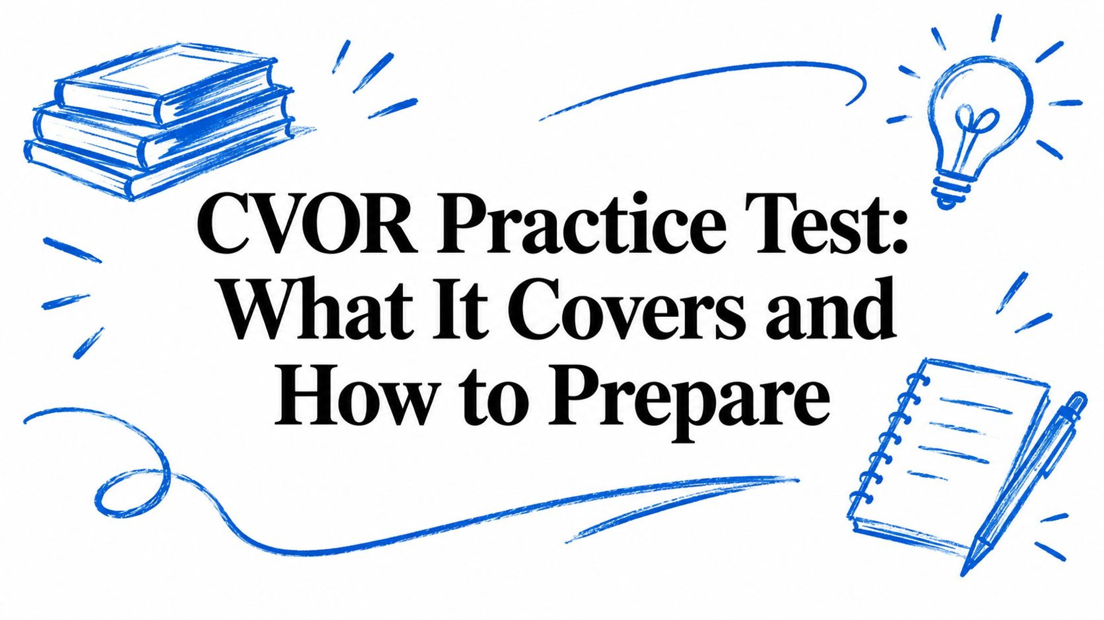 CVOR Practice Test: What It Covers and How to Prepare