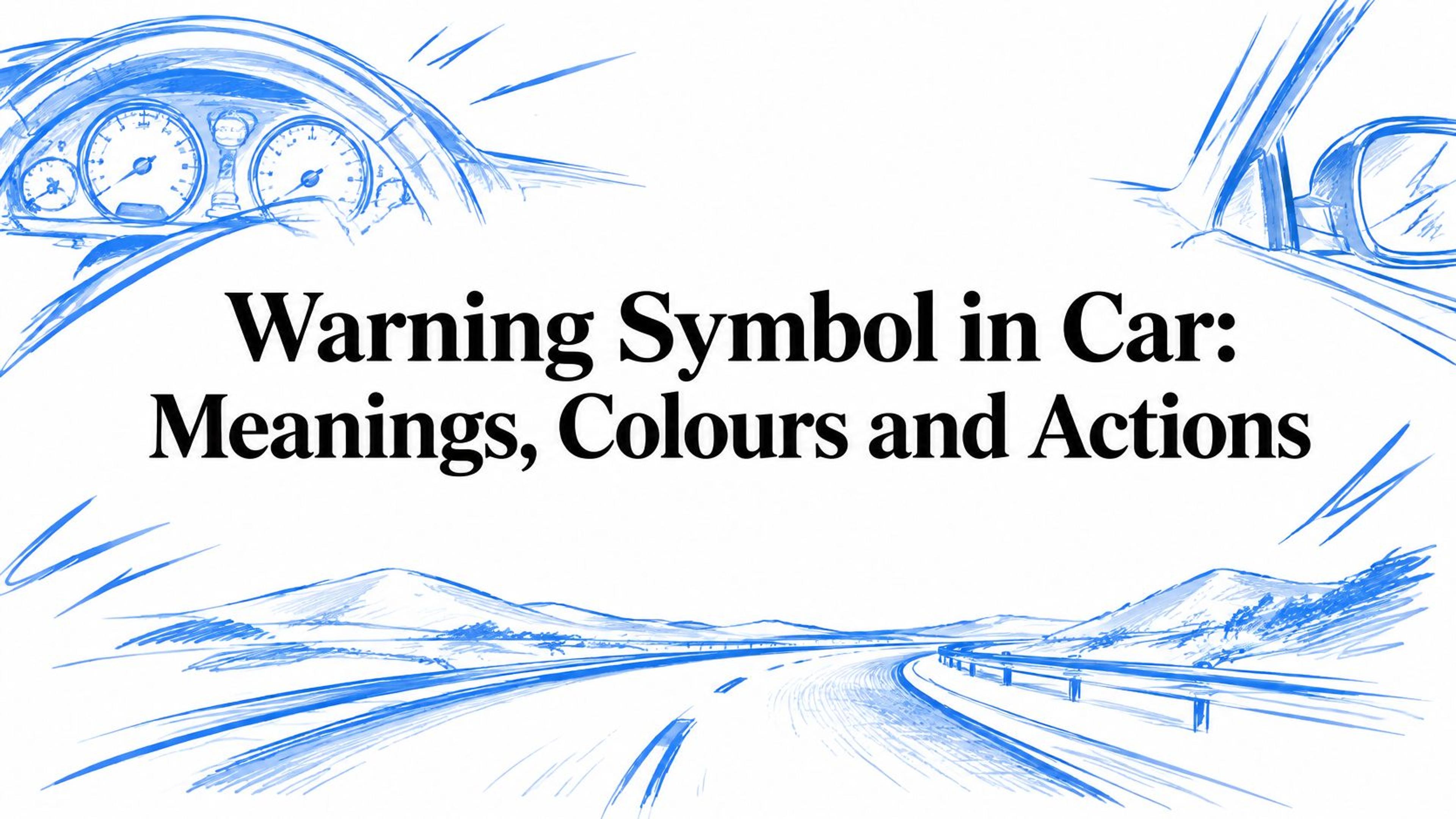 Warning Symbol in Car: Meanings, Colours and Actions