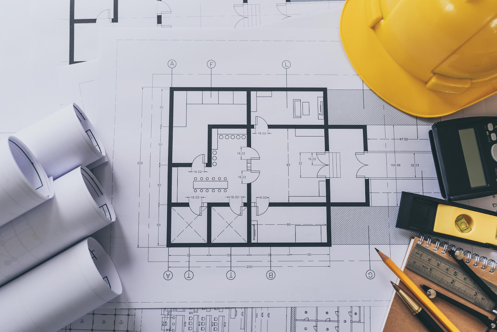 an architectural plan
